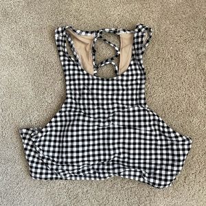 Gingham Bikini Top